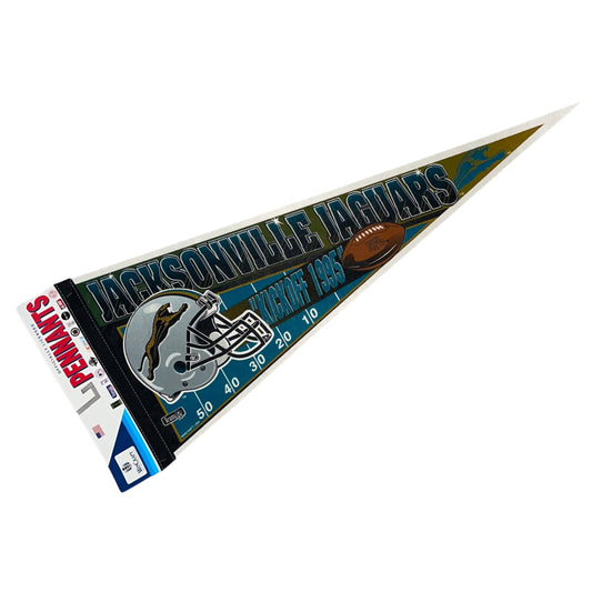 Vintage Jacksonville Jaguars banned logo pennant