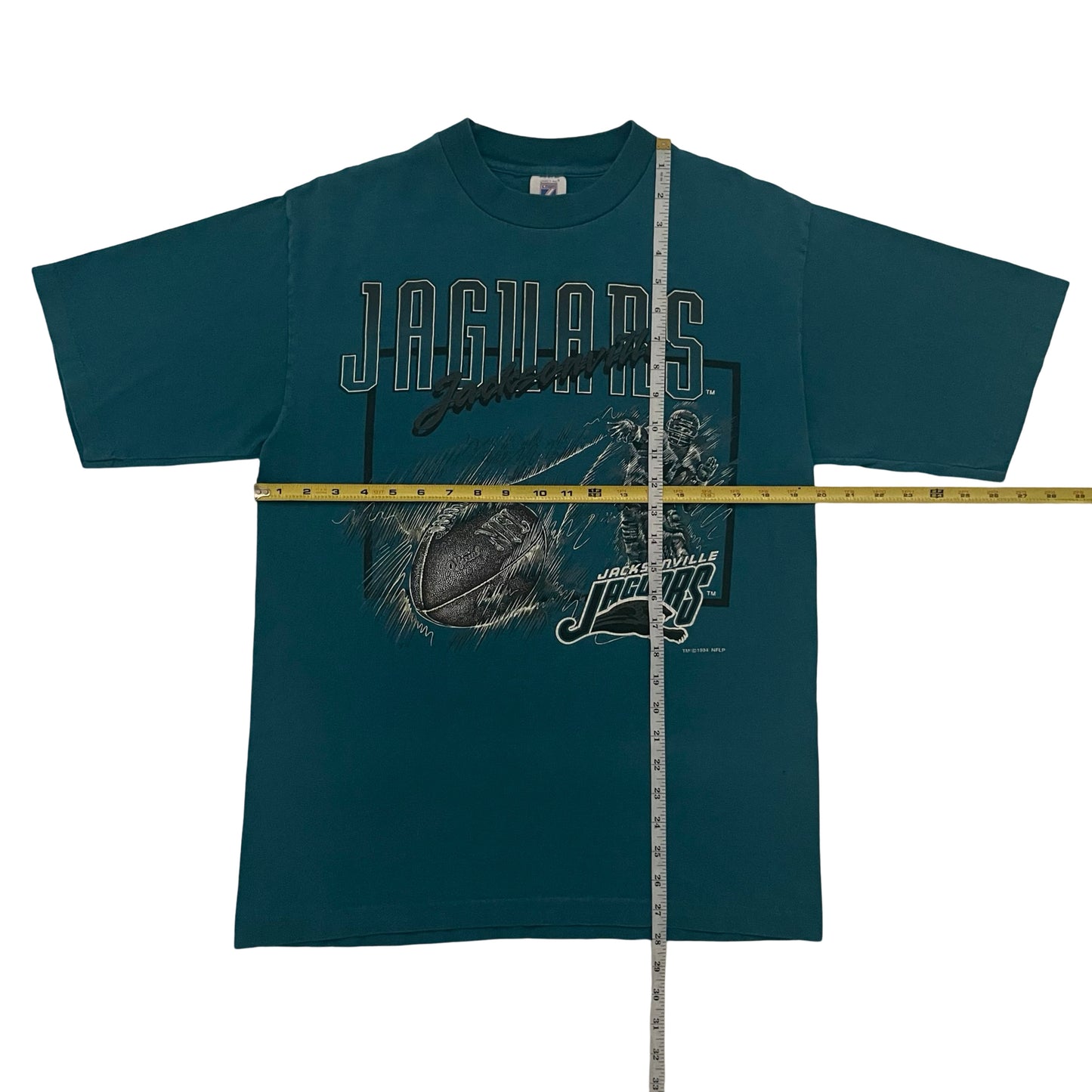 Vintage Jacksonville Jaguars 1994 banned logo shirt size MEDIUM