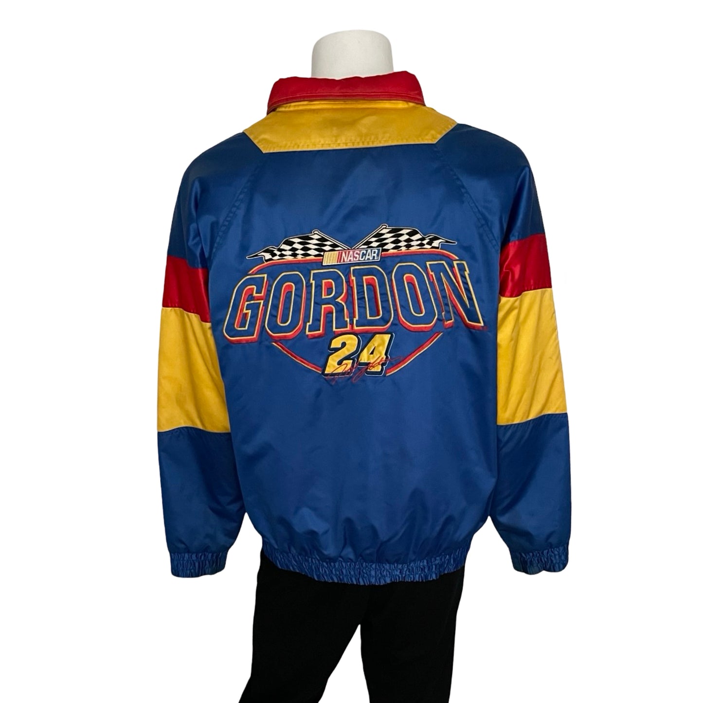 Jeff Gordon NUTMEG satin jacket size LARGE