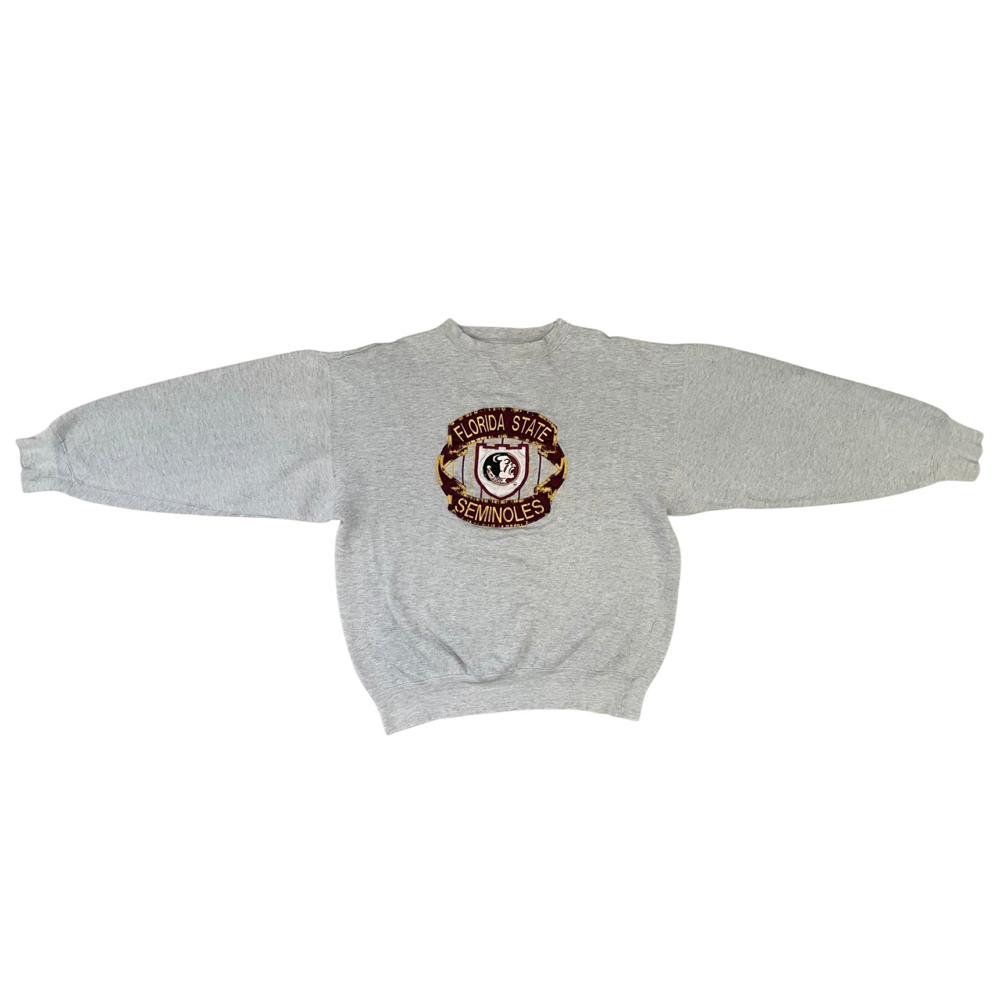 Florida State Seminoles FSU EMBROIDERED sweatshirt size LARGE