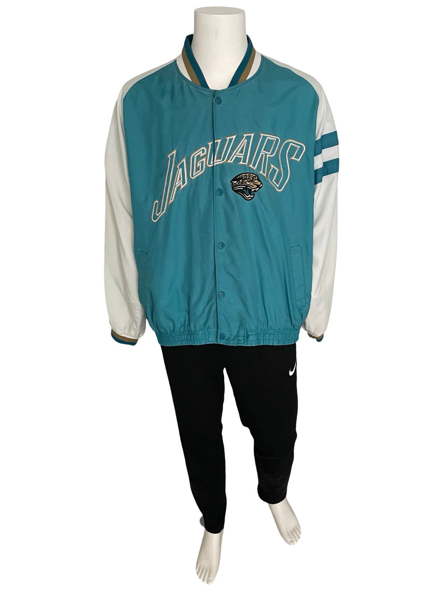 Vintage Jacksonville Jaguars PRO PLAYER windbreaker size XL