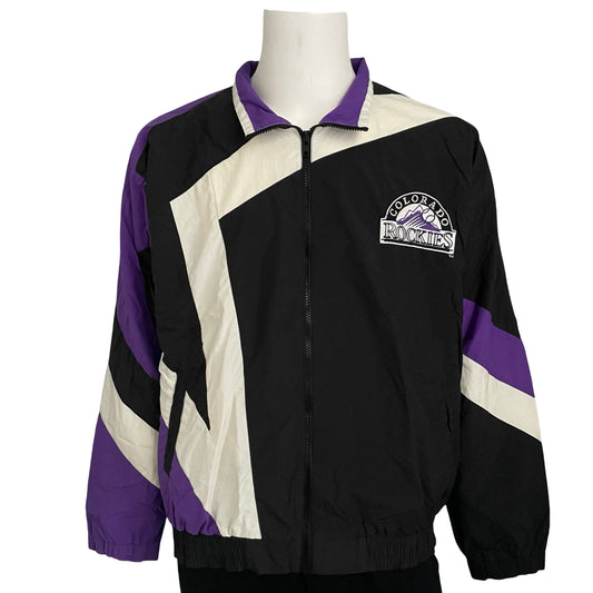 Vintage Colorado Rockies STARTER windbreaker size LARGE