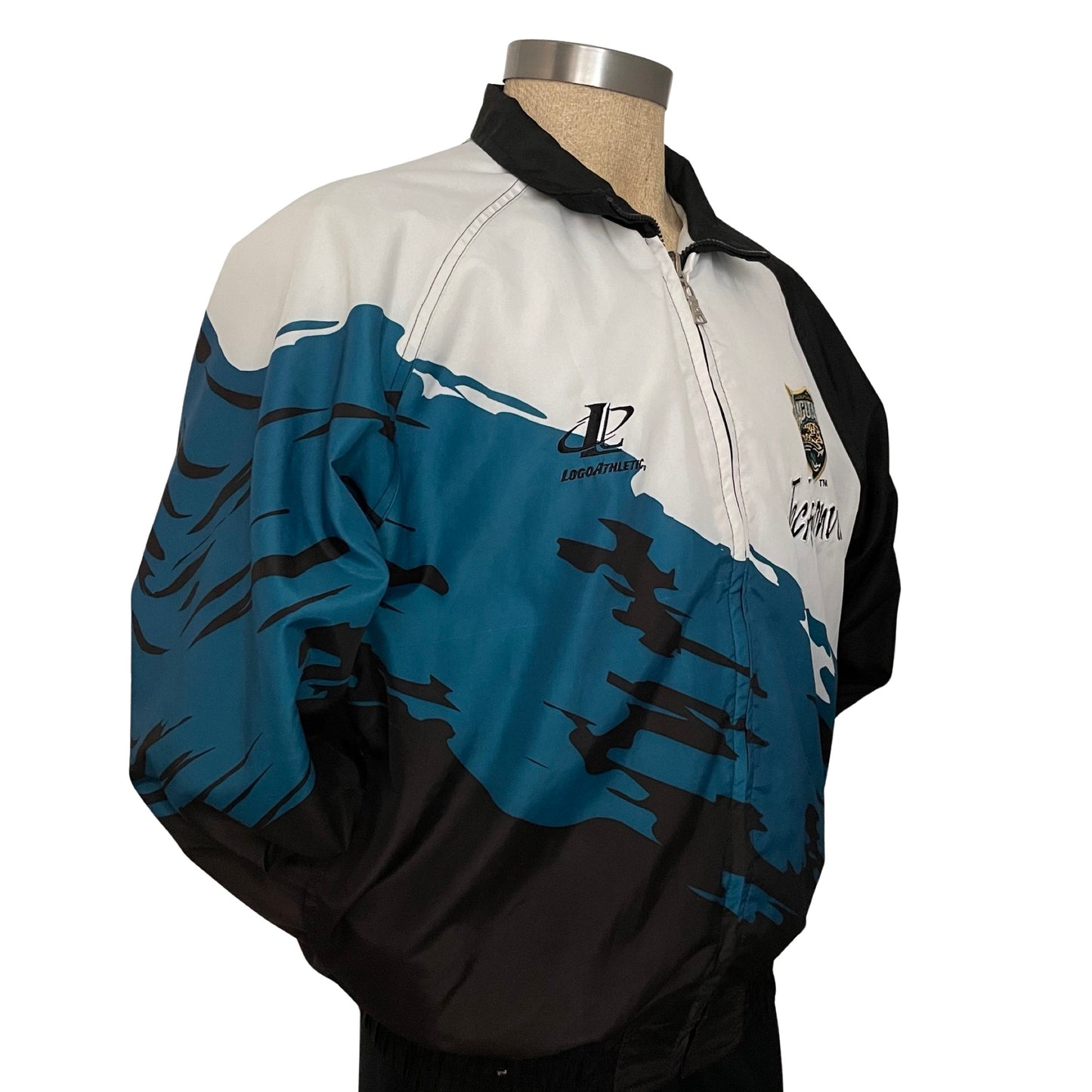 Vintage Jacksonville Jaguars LOGO ATHLETIC Splash windbreaker size MEDIUM