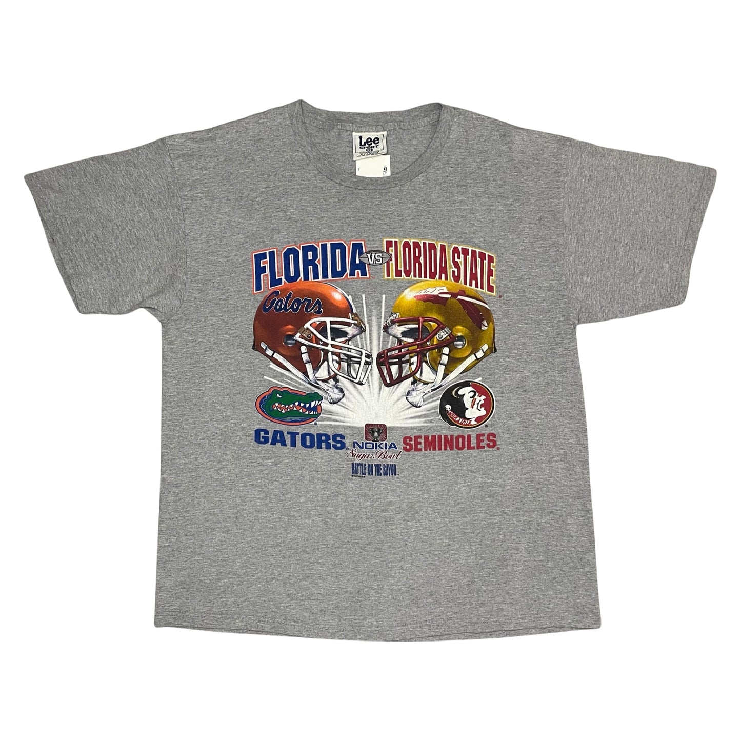 Florida State Seminoles FSU Florida Gators UF Sugar Bowl Battle of the Bayou shirt size XL