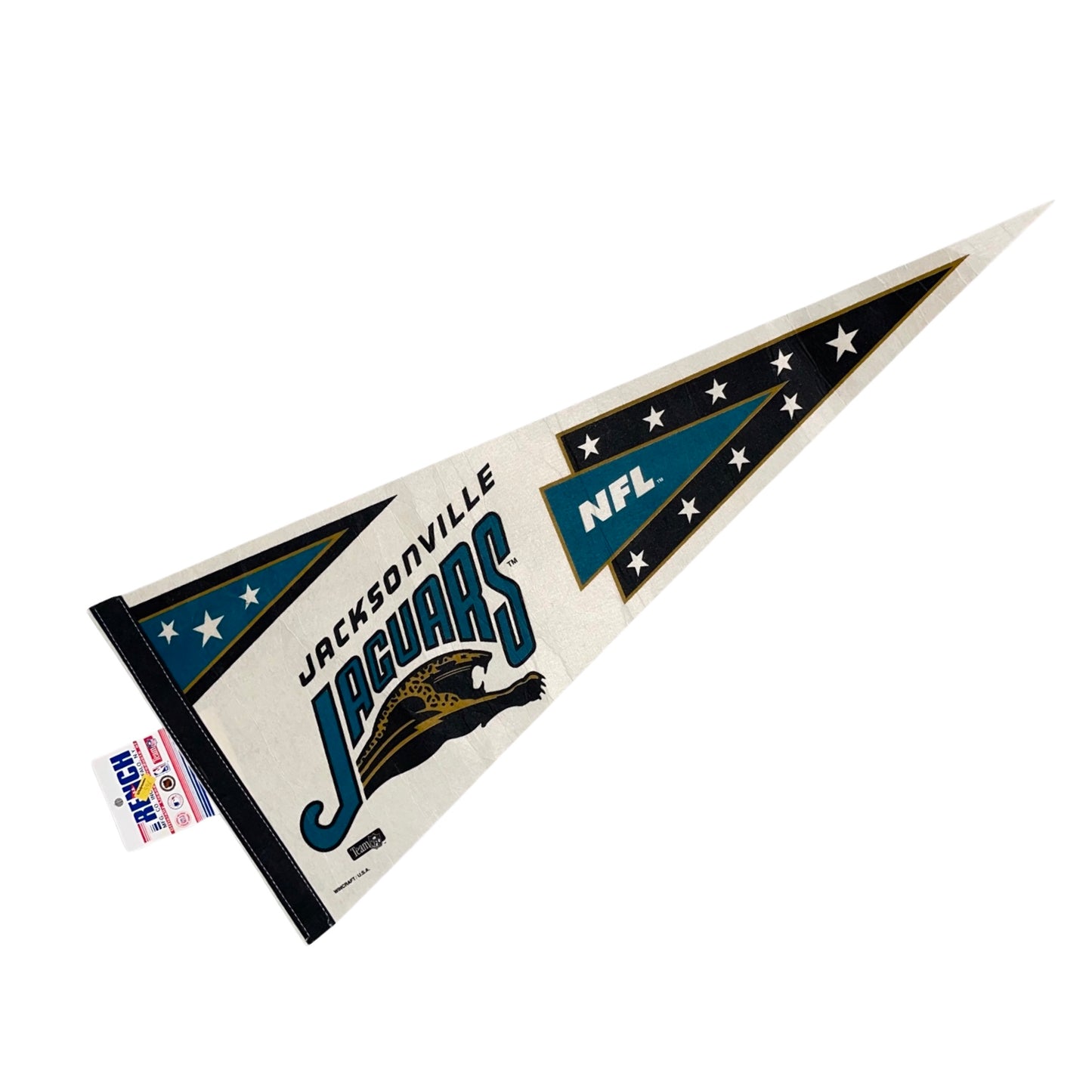 Vintage Jacksonville Jaguars banned logo pennant