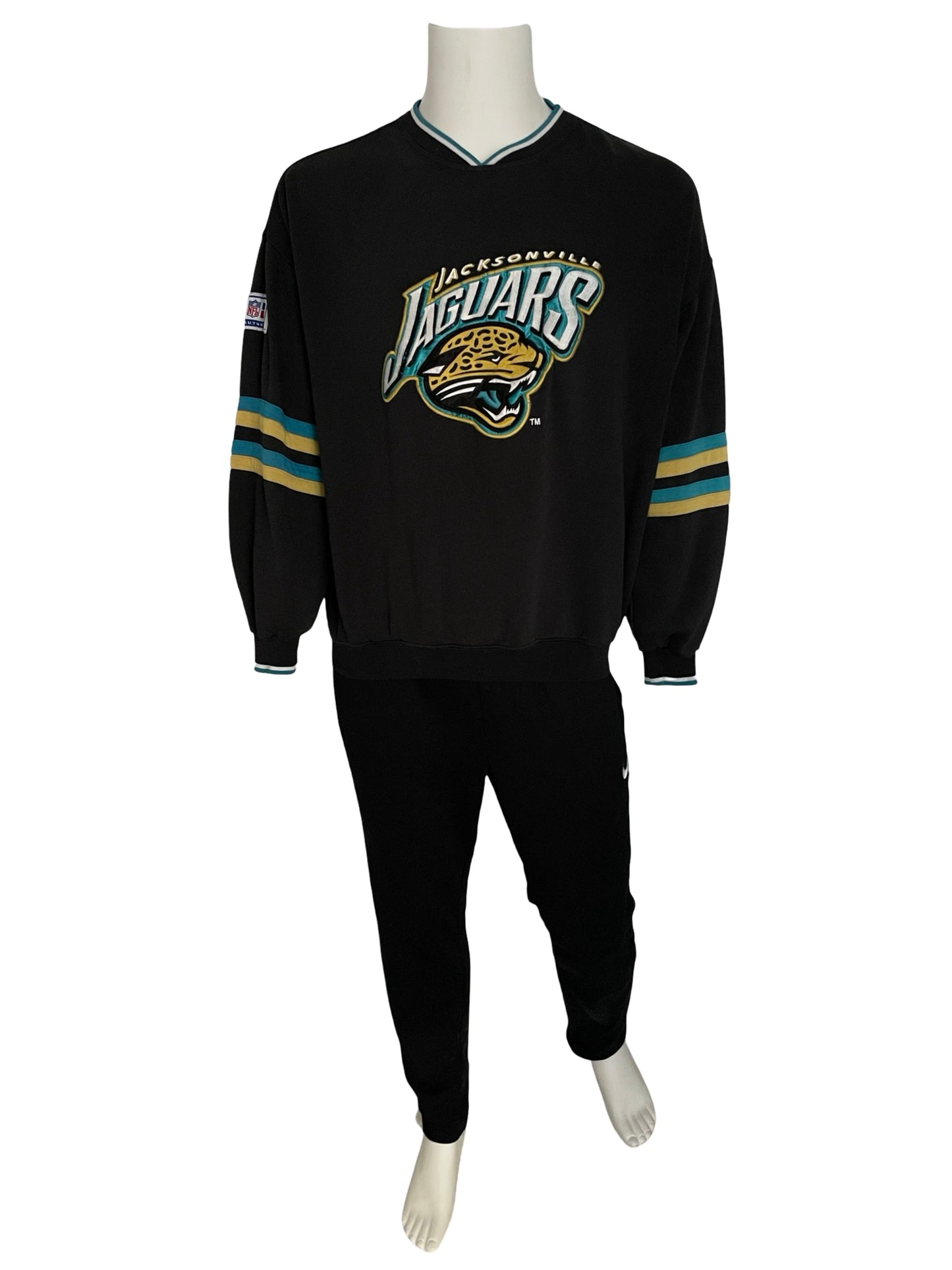 Vintage Jacksonville Jaguars STARTER embroidered sweatshirt size LARGE