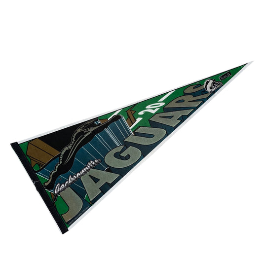 Vintage Jacksonville Jaguars banned logo pennant