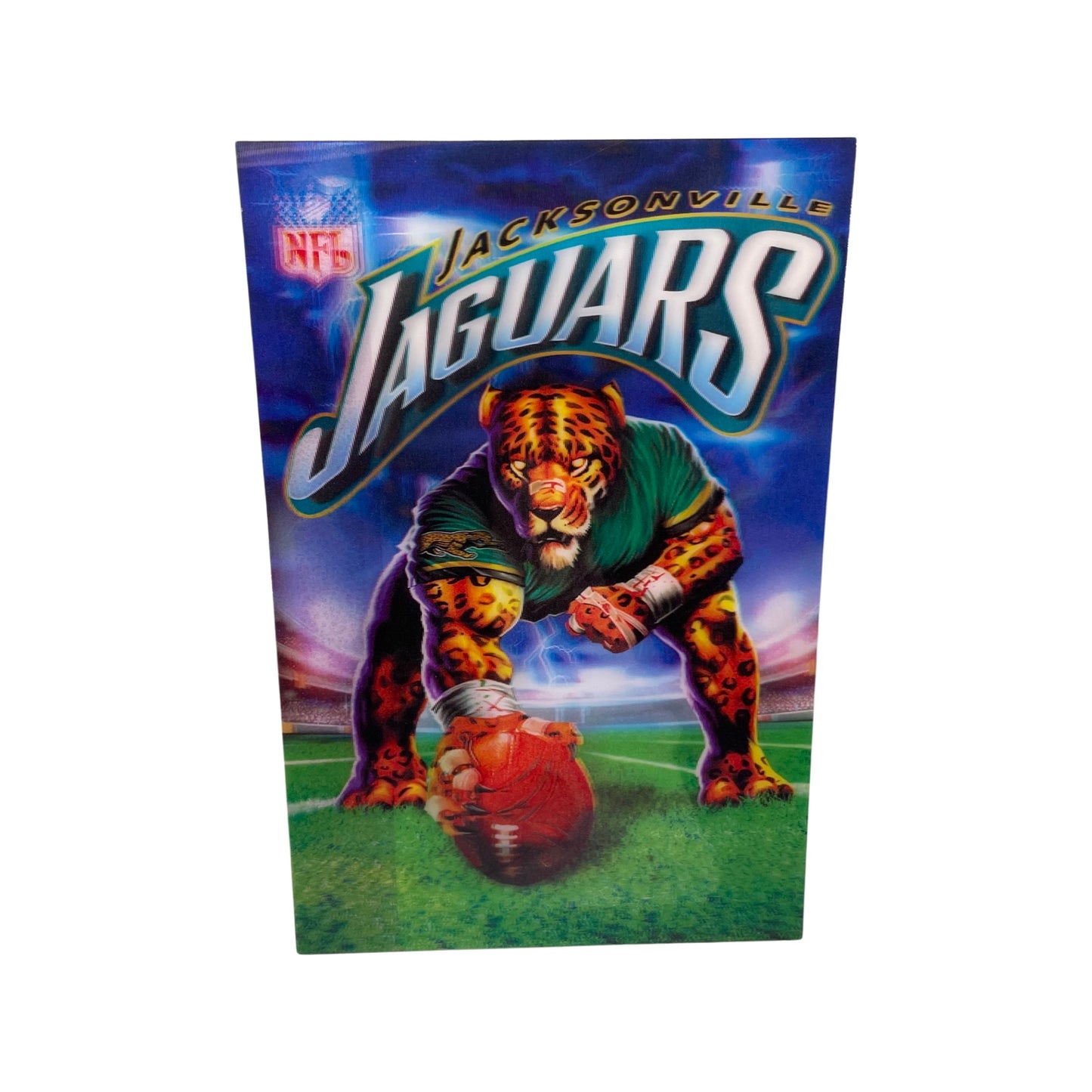 Vintage Jacksonville Jaguars Liquid Blue 3D art