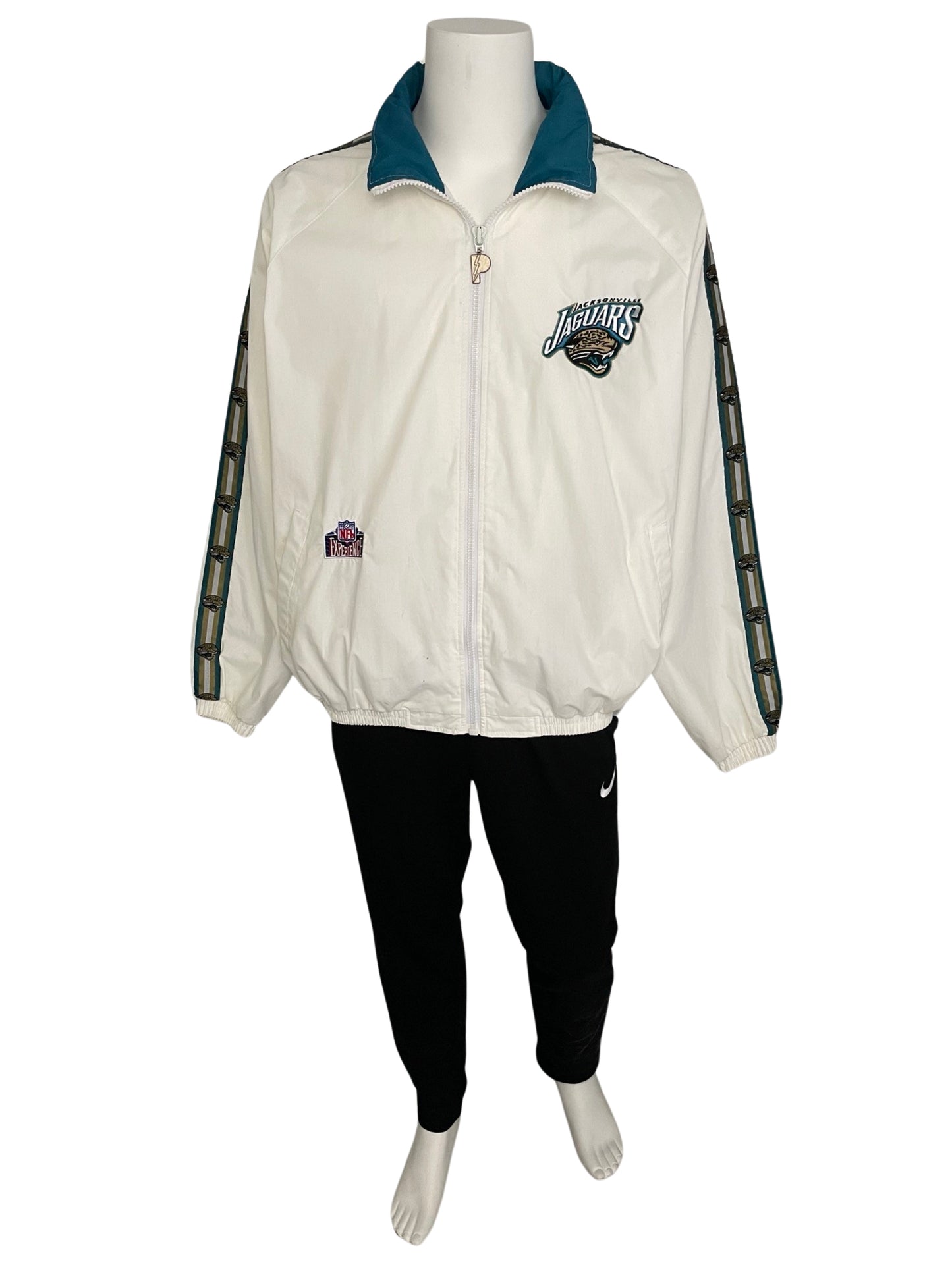 Vintage Jacksonville Jaguars PRO PLAYER windbreaker size 2XL