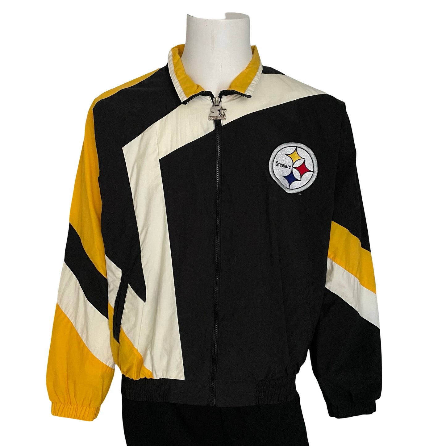 Vintage Pittsburgh Steelers STARTER windbreaker jacket size MEDIUM