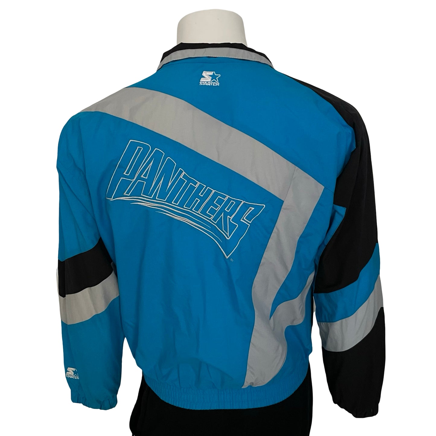 Vintage Carolina Panthers STARTER windbreaker jacket size YOUTH LARGE