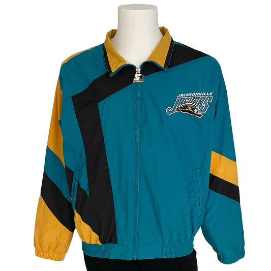 Vintage Jacksonville Jaguars banned logo STARTER windbreaker size LARGE