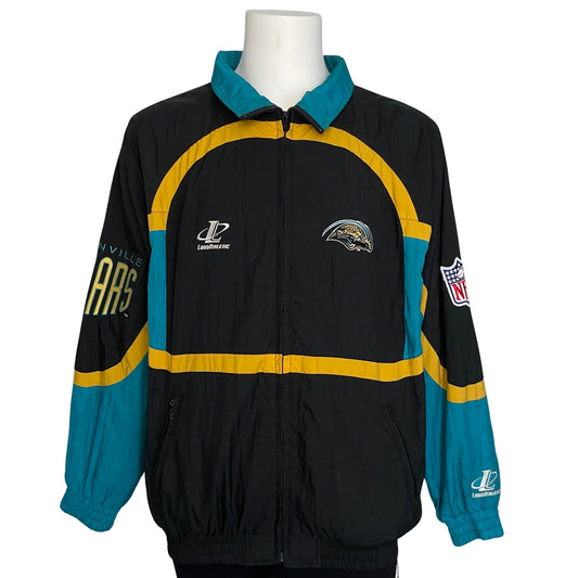 Vintage Jacksonville Jaguars LOGO ATHLETIC windbreaker size LARGE