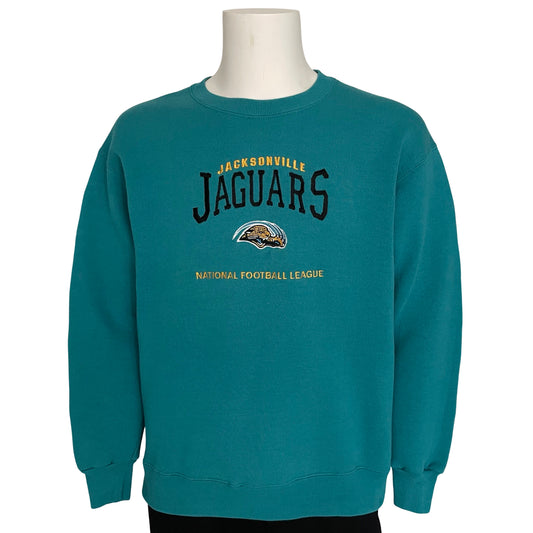 Vintage Jacksonville Jaguars embroidered sweatshirt size LARGE