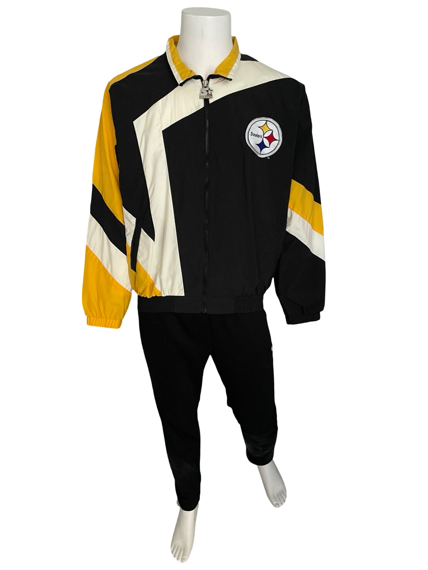 Vintage Pittsburgh Steelers STARTER windbreaker jacket size MEDIUM