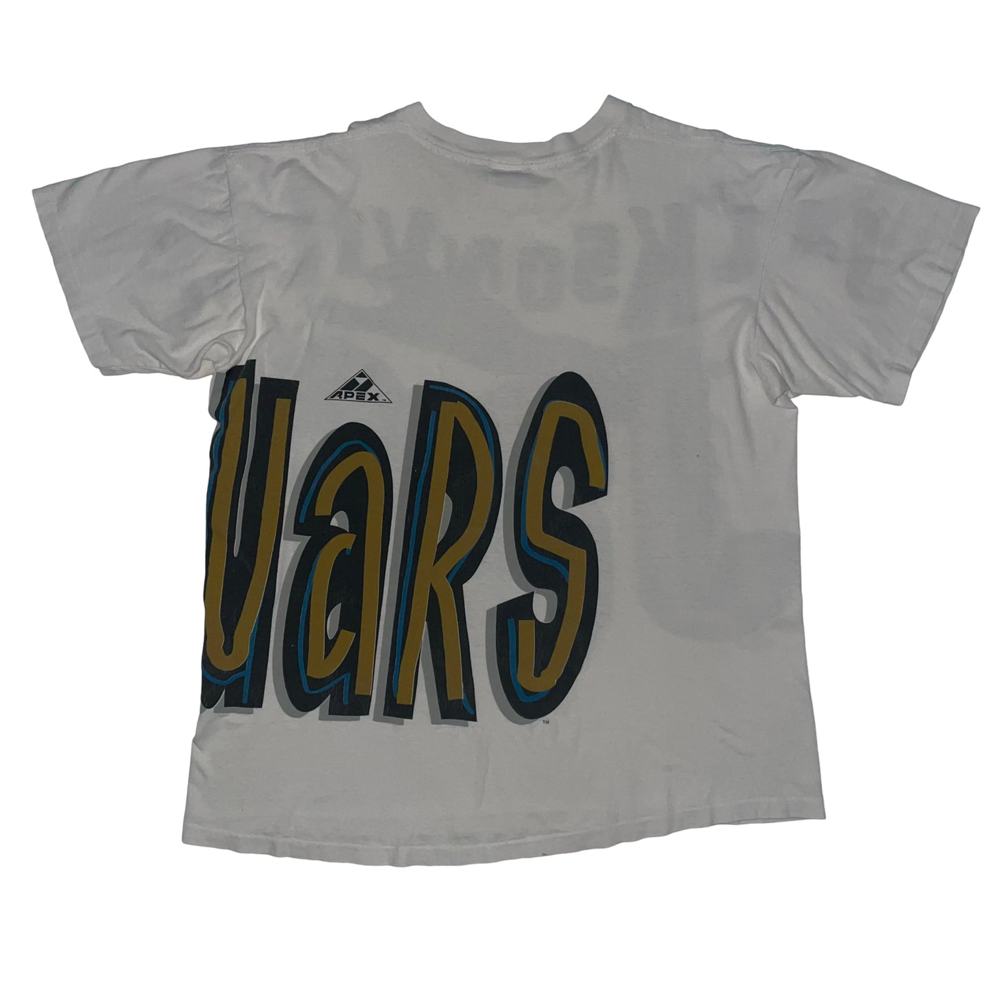 Vintage Jacksonville Jaguars 1993 banned logo AOP shirt size XL