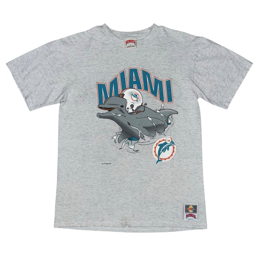 Vintage Miami Dolphins 1993 Two-Sided NUTMEG shirt size MEDIUM