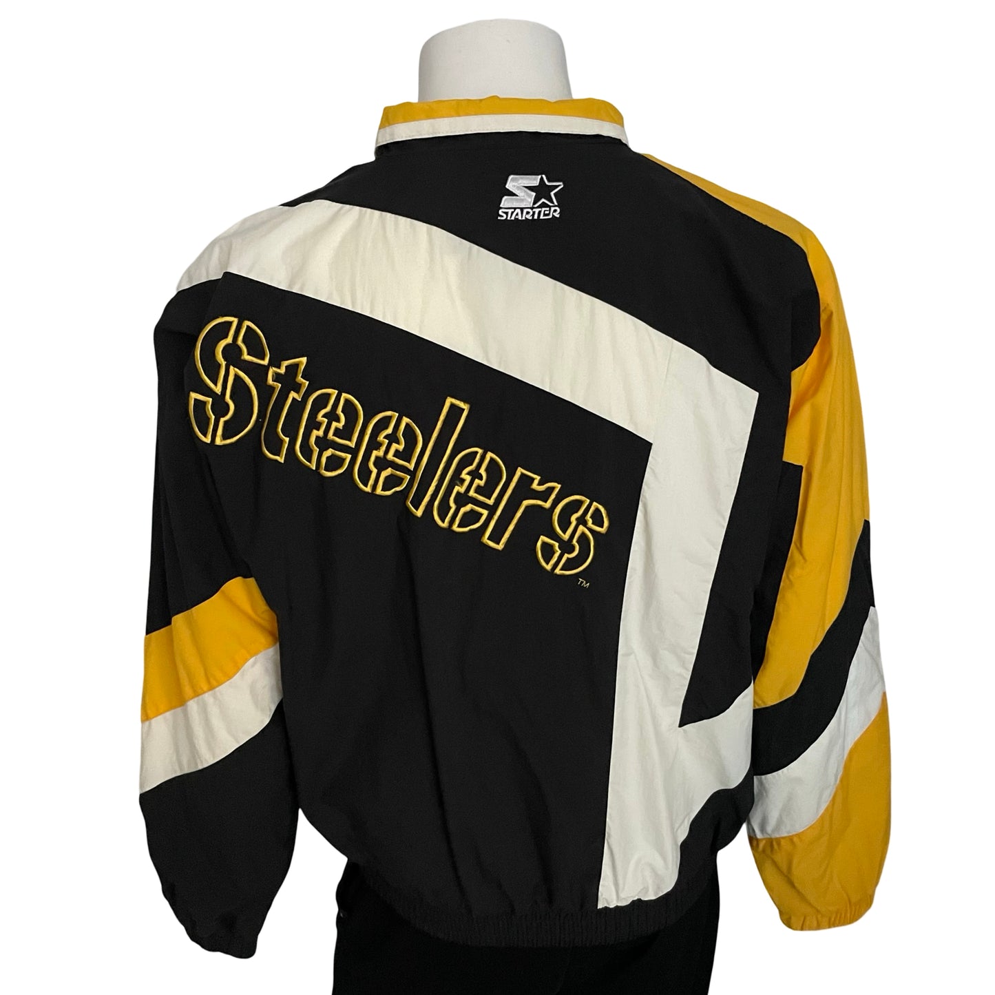 Vintage Pittsburgh Steelers STARTER windbreaker jacket size MEDIUM