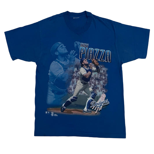 Vintage Los Angeles Dodgers 1996 Mike Piazza shirt size LARGE