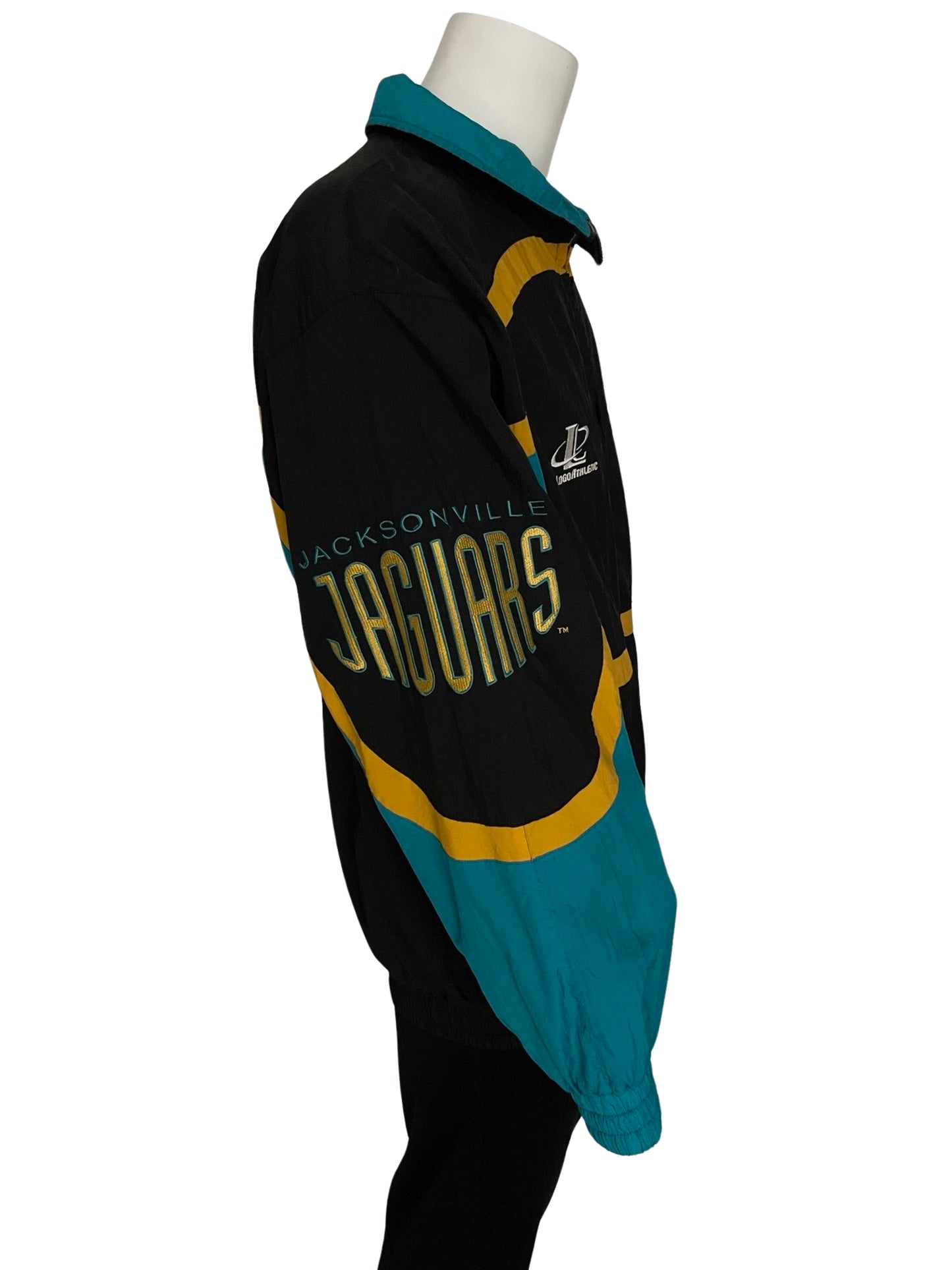 Vintage Jacksonville Jaguars LOGO ATHLETIC windbreaker size LARGE