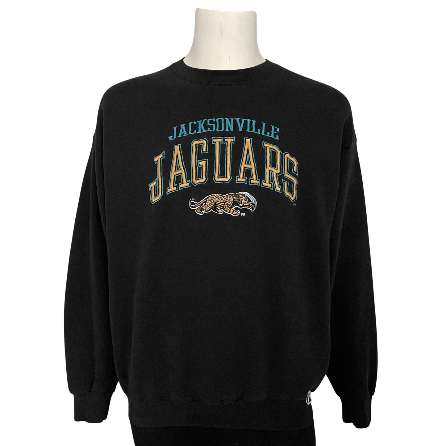 Vintage Jacksonville Jaguars embroidered LOGO 7 sweatshirt size XL