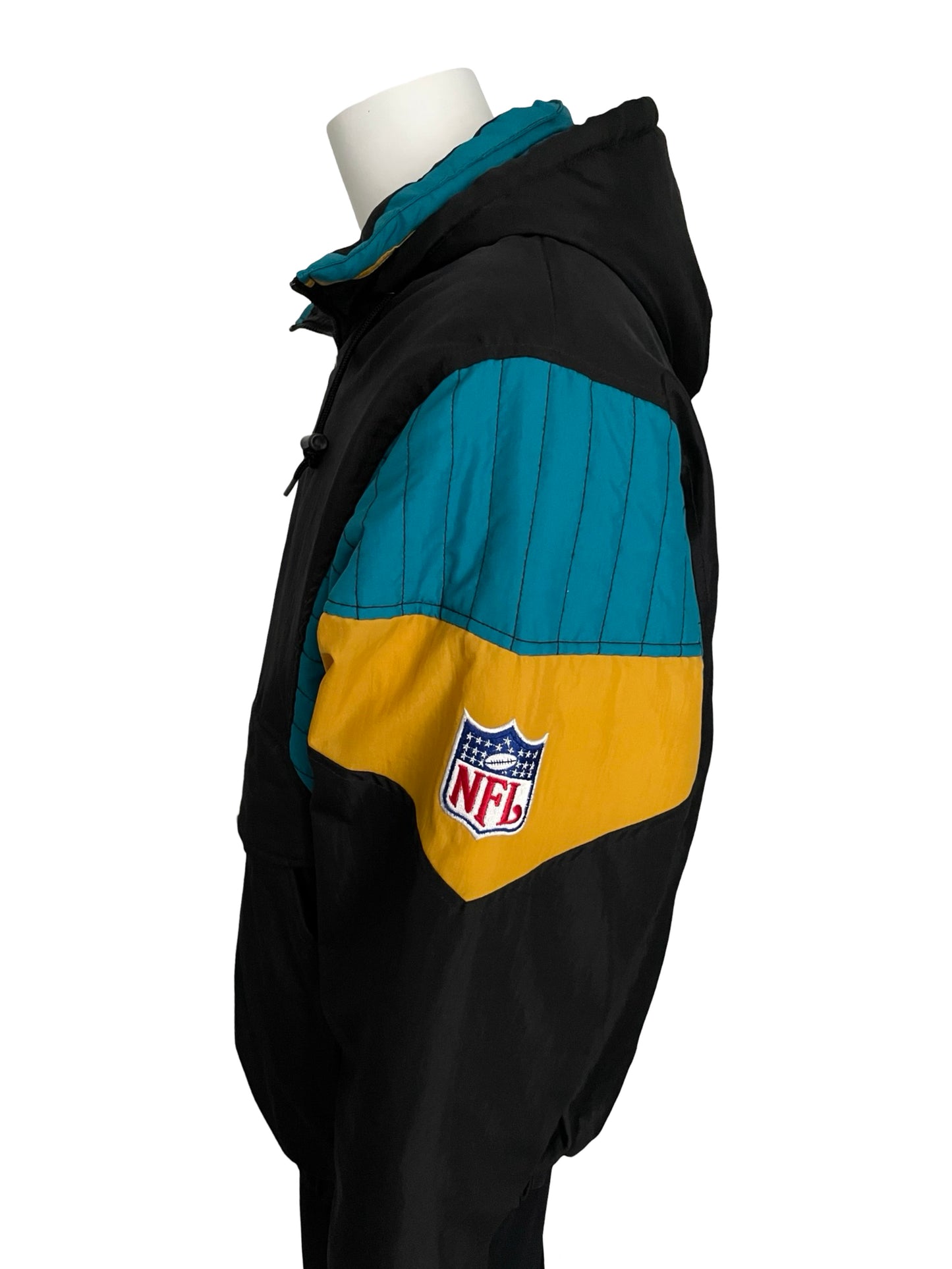 Vintage Jacksonville Jaguars DEADSTOCK banned logo STARTER jacket size XL