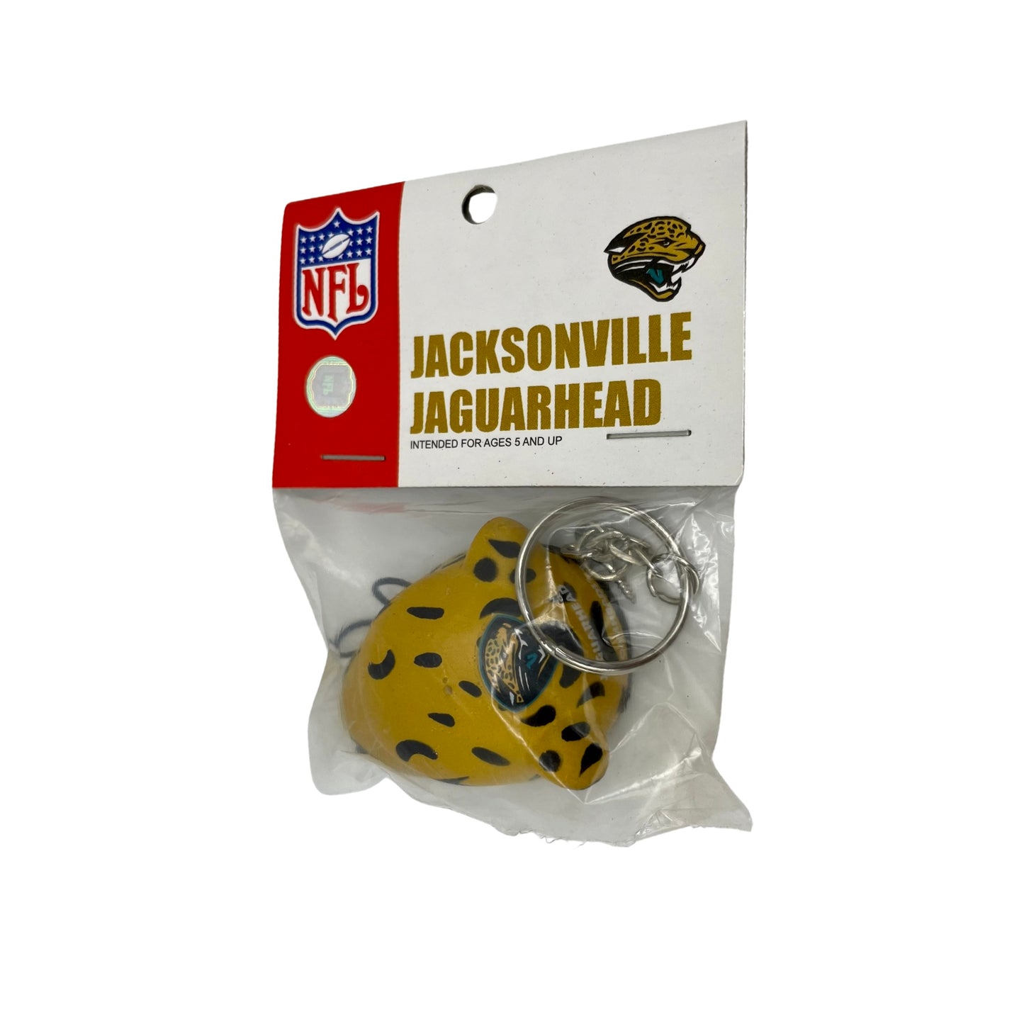 Vintage Jacksonville Jaguars Foam Head Key Chain