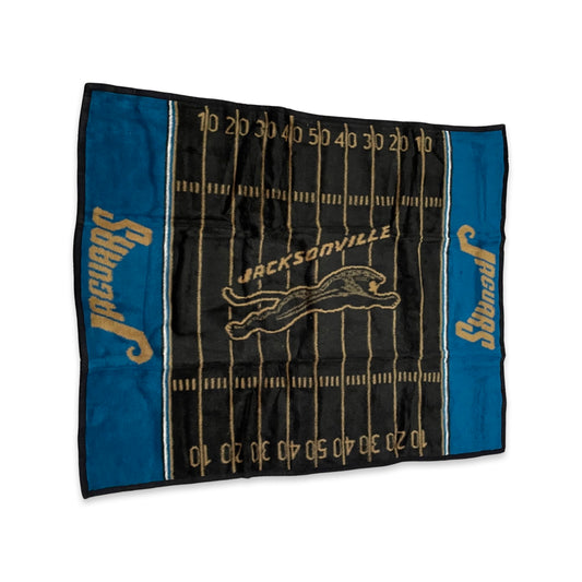 Vintage Jacksonville Jaguars DEADSTOCK banned logo blanket