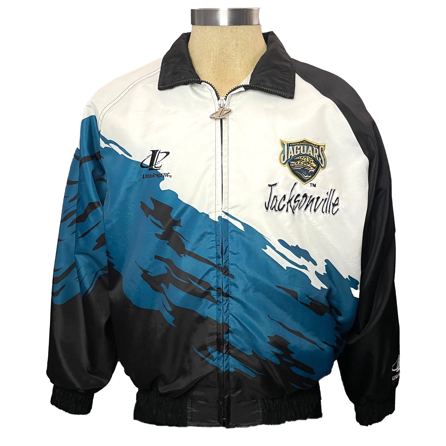 Jacksonville Jaguars LOGO ATHLETIC "Splash" windbreaker size MEDIUM