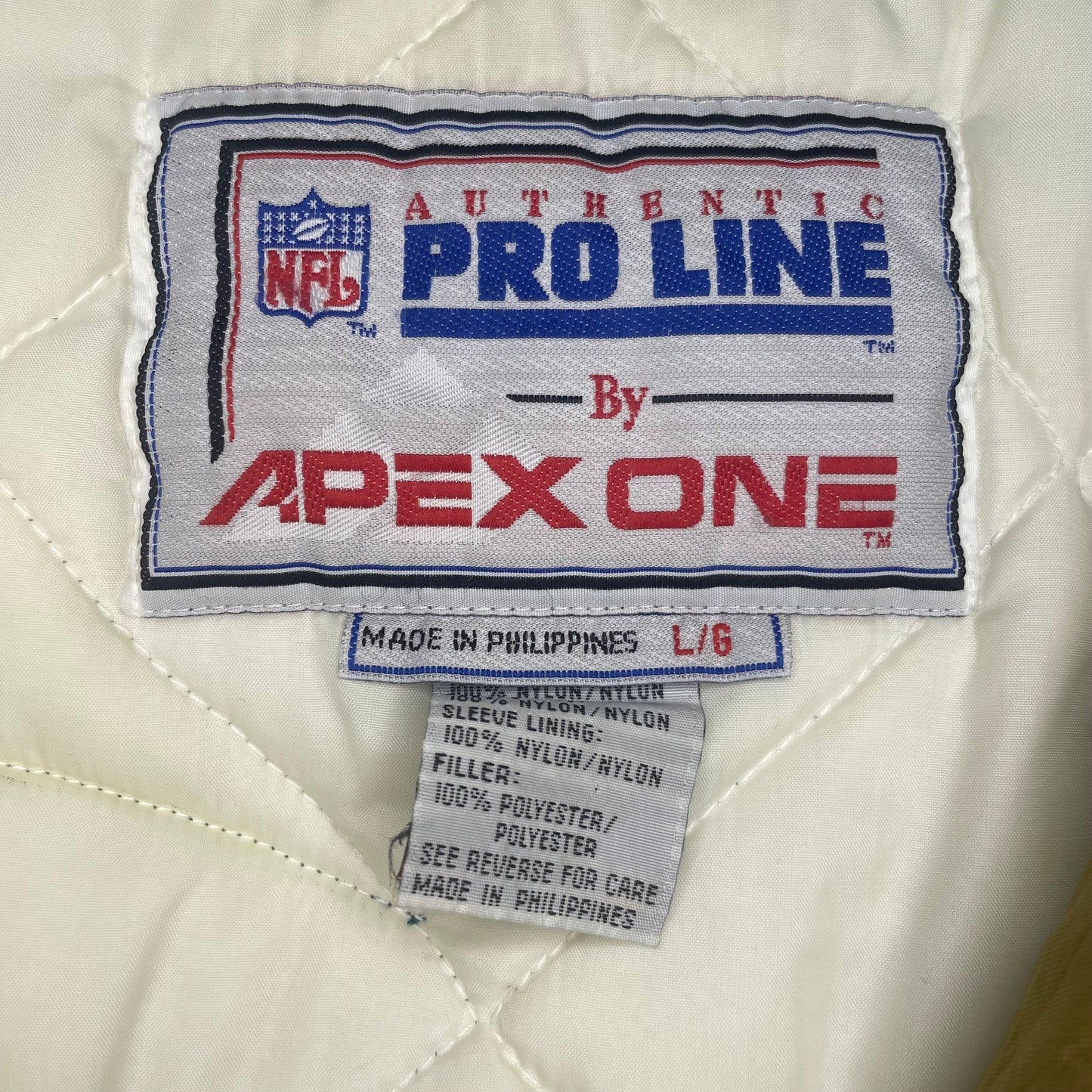 Jacksonville Jaguars APEX banned logo puffer jacket size LARGE