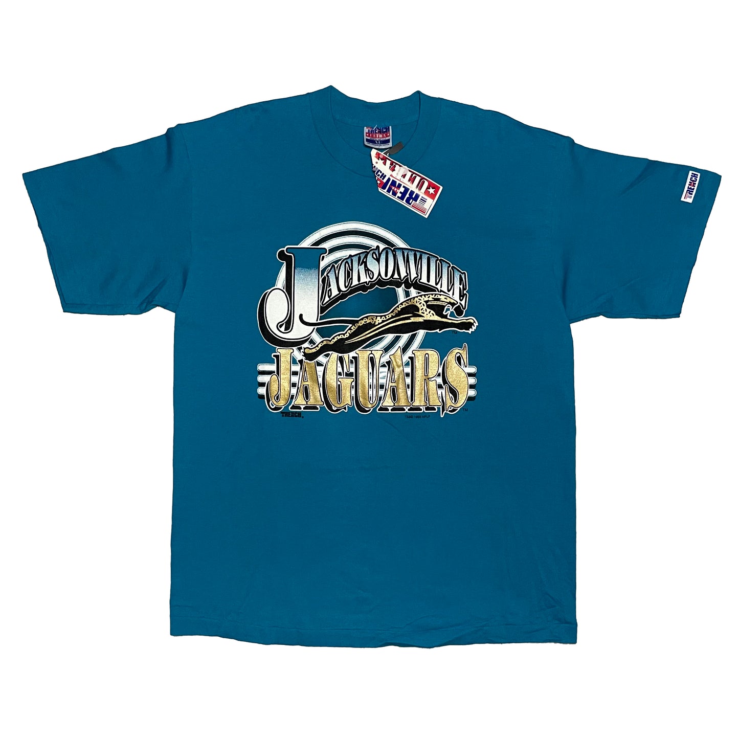 Jacksonville Jaguars banned logo DEADSTOCK shirt