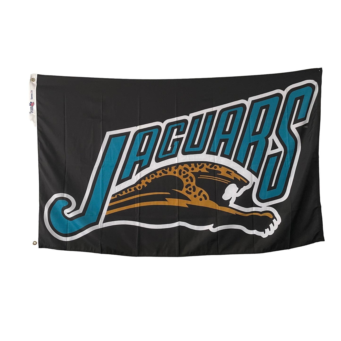 Vintage Jacksonville Jaguars banned logo flag